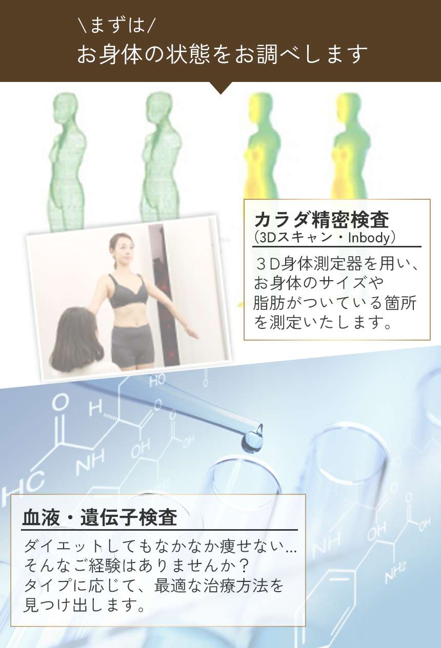 3D身体測定/血液・遺伝子検査