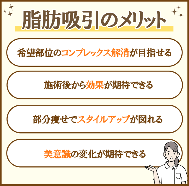 脂肪吸引のメリットは？コンプレックスの解消・部分痩せが可能